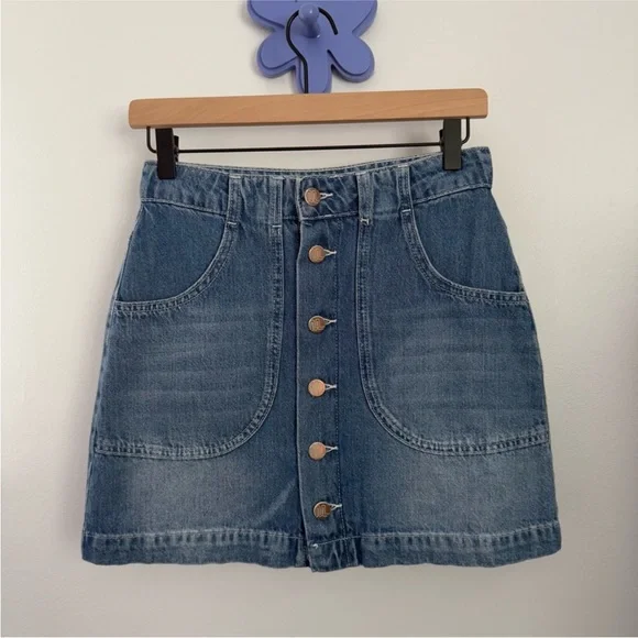 NWT Marine layer denim skirt - Picture 2 of 2